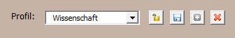 Profilverwaltung der TypoTools-Dialoge