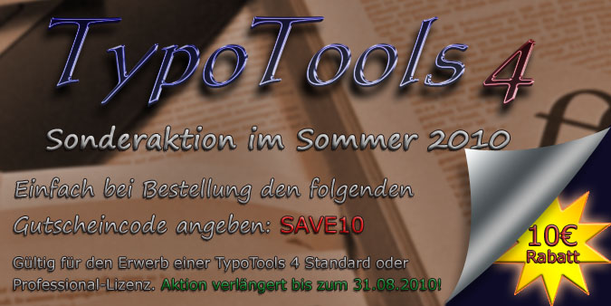 Sonderaktion im Sommer 2010